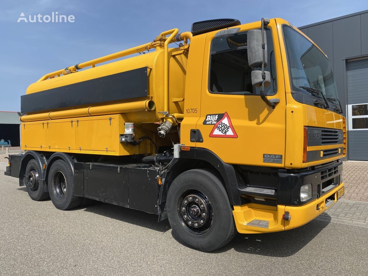 DAF CF85-340, 14.500 Ltr Clean Water, High-Pressure, EURO 2 autocisterna