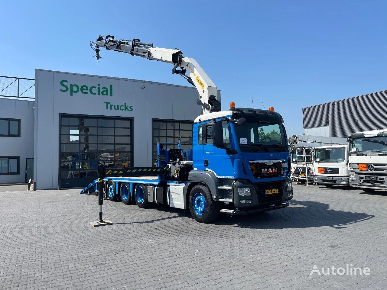 MAN TGS 35.440 8x4-4 BL Euro 6 + Palfinger PK41002-EH C Oprijwagen / autotransporter