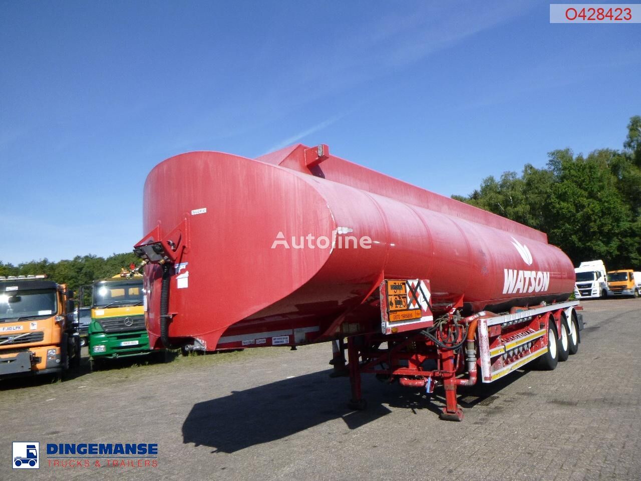Tank Lakeland Fuel alu 42.8 m3 / 6 comp cisterna za goriva i maziva