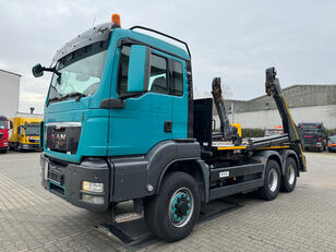 MAN TGS 26.360 6x6H EURO5 BRAMOWIEC GERGEN JUNG kamion autopodizač kontejnera