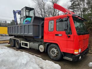 Volvo FL12 6x2 w/ 20t hook, Zetterberg's box and 2000 Airman excavator kamion rol kiper