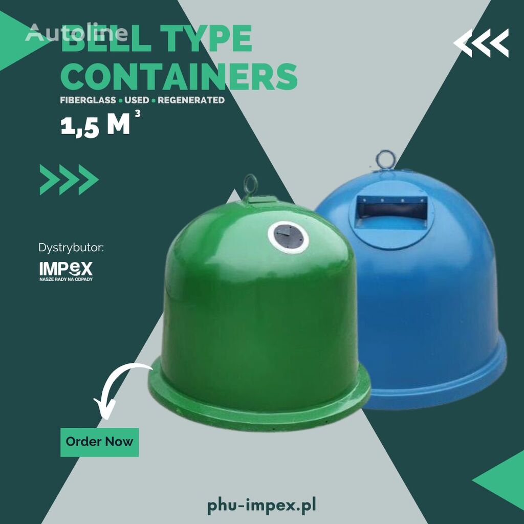 Containers - BELL TYPE 1,5 m3 (fiberglass) kontejner za smeće