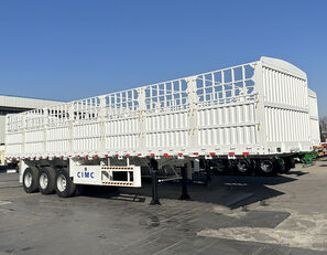 nova CIMC 3 Axle 60 Ton Fence Cargo Truck Trailer for Sale - Z poluprikolica platforma