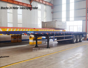 nova Bhachu 24 Meter Telescopic Trailer for Sale in Guyana poluprikolica sa ravnom platformom