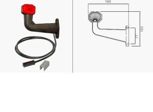nova ГАБАРИТ РОЖОК SUPERPOINT 24V LH 90" ПРОВОД 1,5М ASPOCK (A31-3504-057) lampica za prikolice