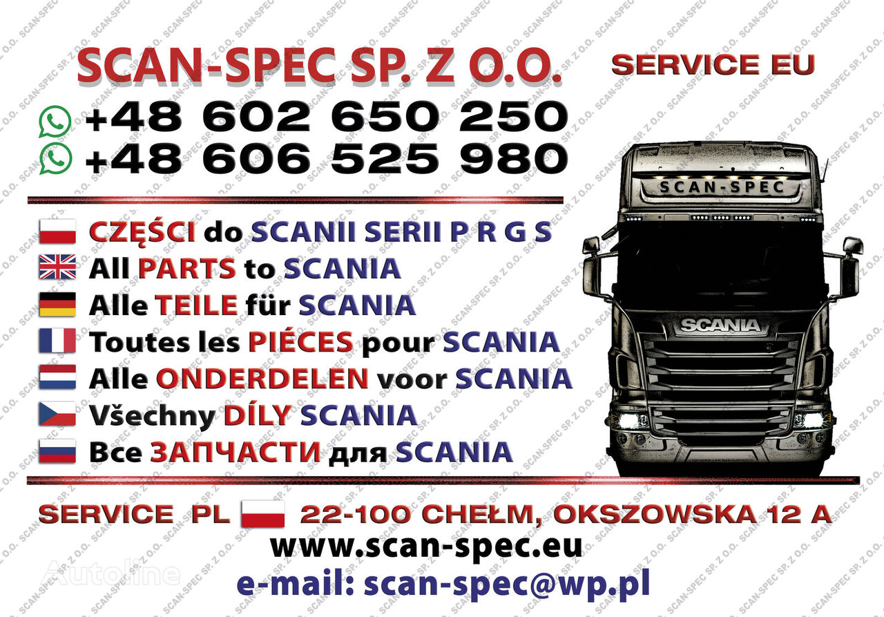 Scania Podszybie oblaganje za Scania P R G 2004-2016 tegljača