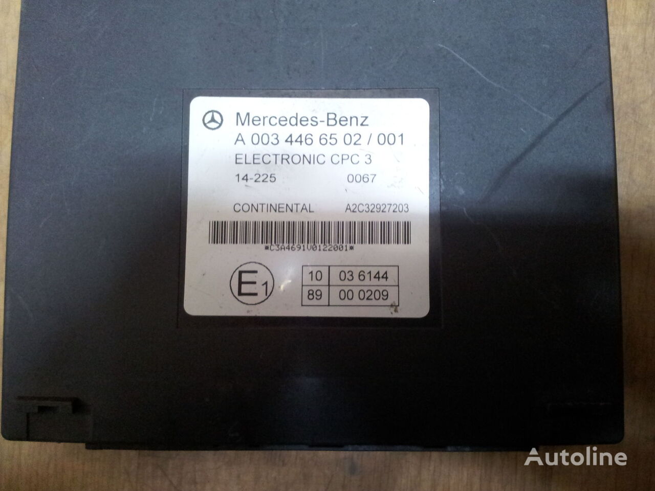 Mercedes-Benz Actros, ELECTRONIC CPC 3, EURO6, CPC Drive control electronics,  upravljačka jedinica za Mercedes-Benz Actros MP4 tegljača