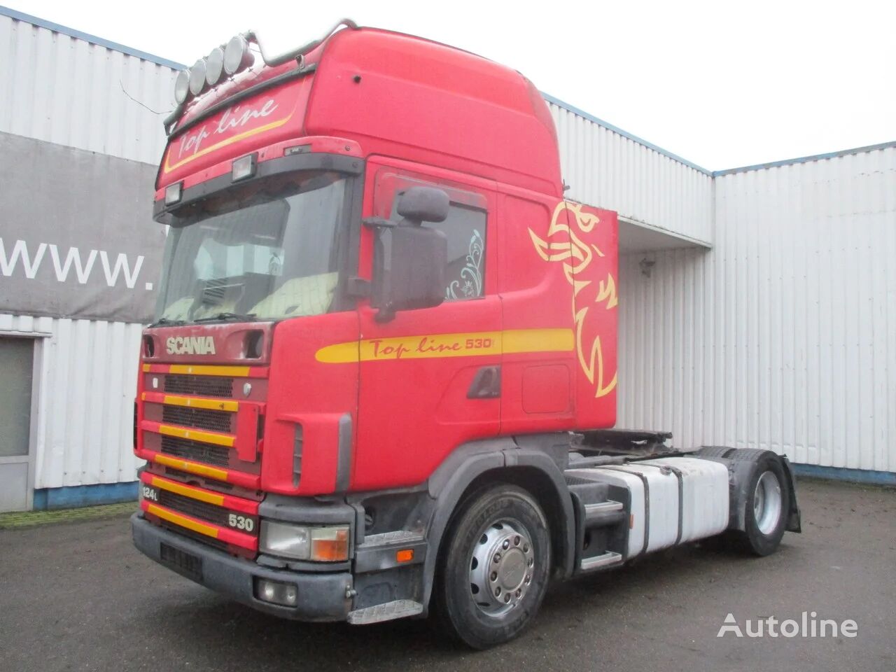 Scania L 124 380 Topline , Manual , Retarder , Airco tegljač