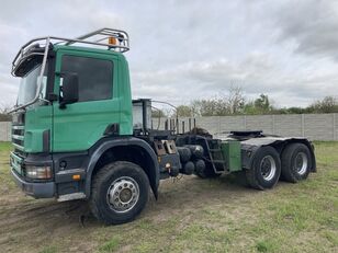 Scania P420 6x6 Transport BE NL DE Hafen mit prais tegljač